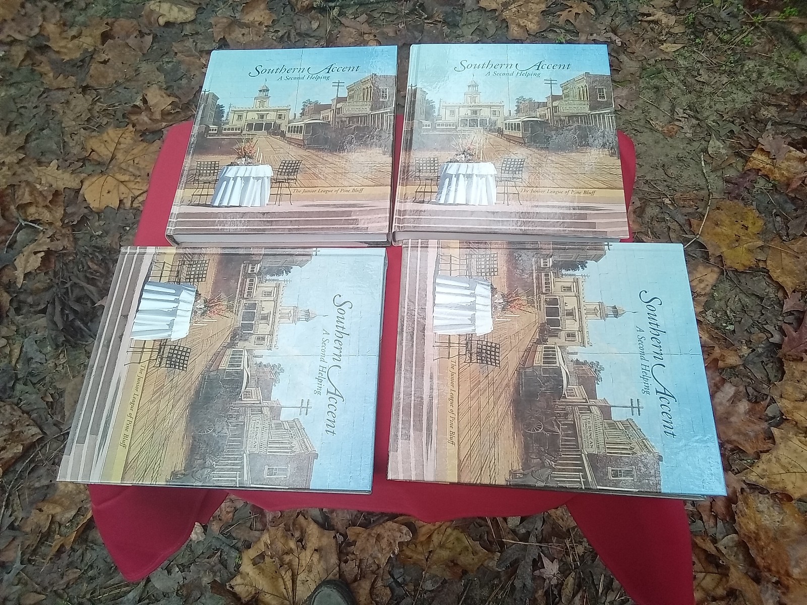 4 Southern Accent Hard Cover Cook Books