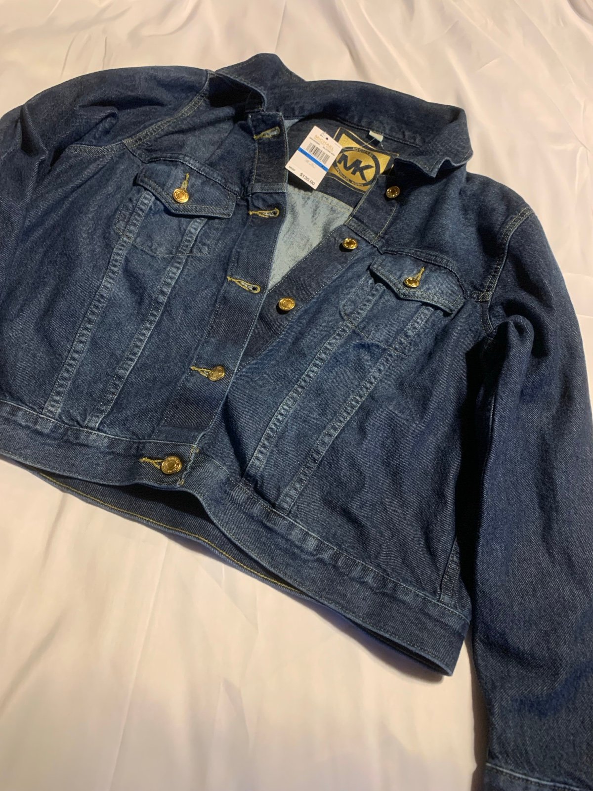 NWT Ladies Michael Kors Denim Jacket Size XL