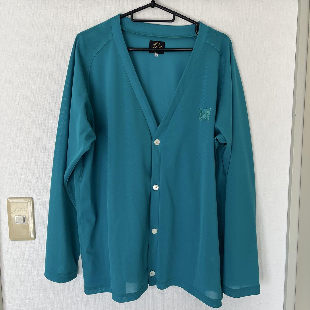 NEEDLES V NECK CARDIGAN - POLY MESH Size M