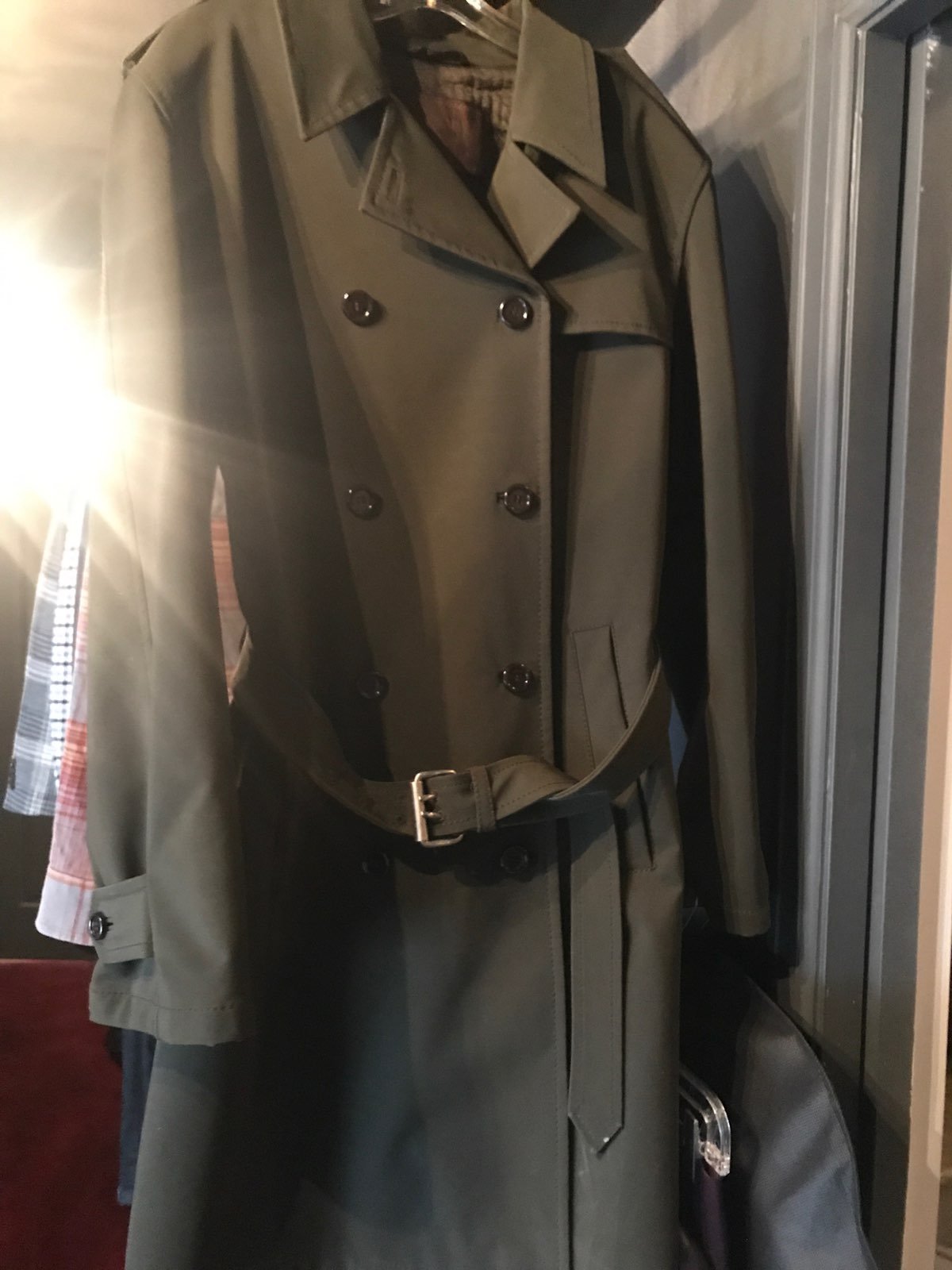 long prada rain jacket