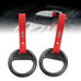 Brand New 2PCS Round Carbon Fiber JDM TSURIKAWA Red Handle Strap Charm Drift