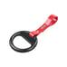 Brand New 2PCS Round Carbon Fiber JDM TSURIKAWA Red Handle Strap Charm Drift