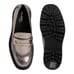 ALDO Women’s Metallic Pewter BIGSTRUT Penny Loafer Lug Shoes Sz 8