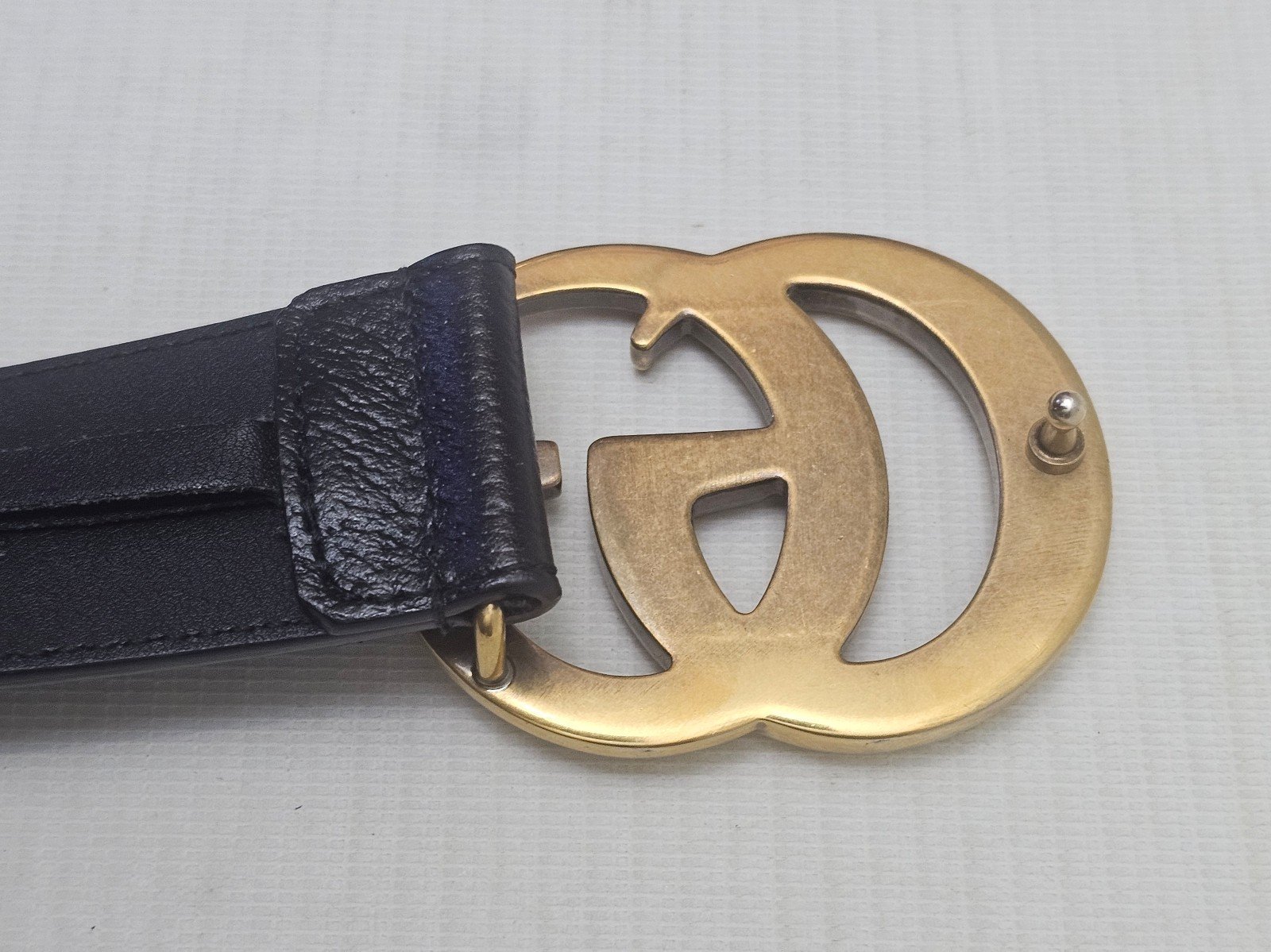 【関税&送料込】Gucci Gg Marmont 2015 Re-Edition Wide Belt Gucci GG Marmont 2015 Re-Edition Wide Belt in Black Leather