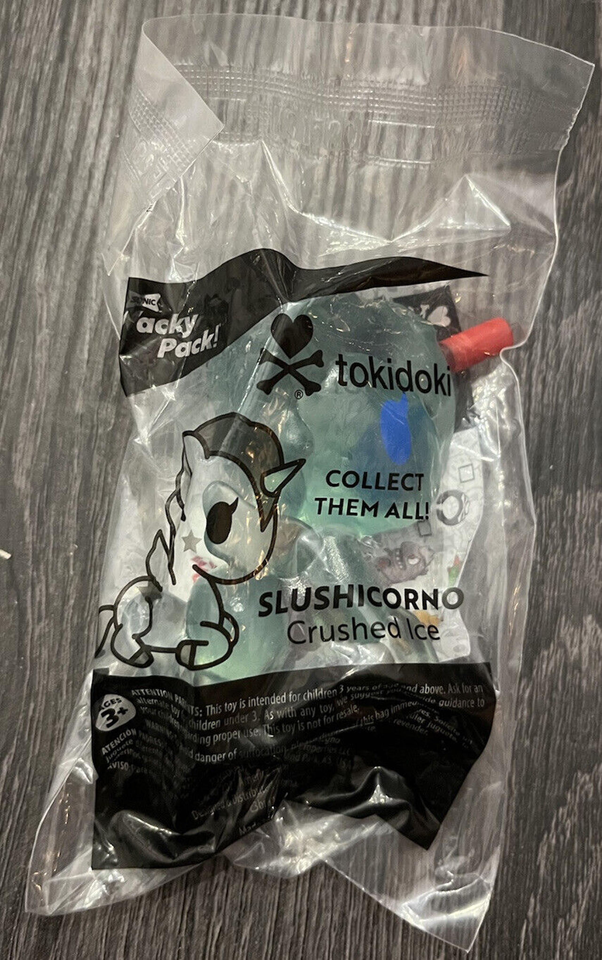 NEW Tokidoki Sonic Exclusive Slushicorno Wacky Pack 2021 Crushed Ice Unicorno