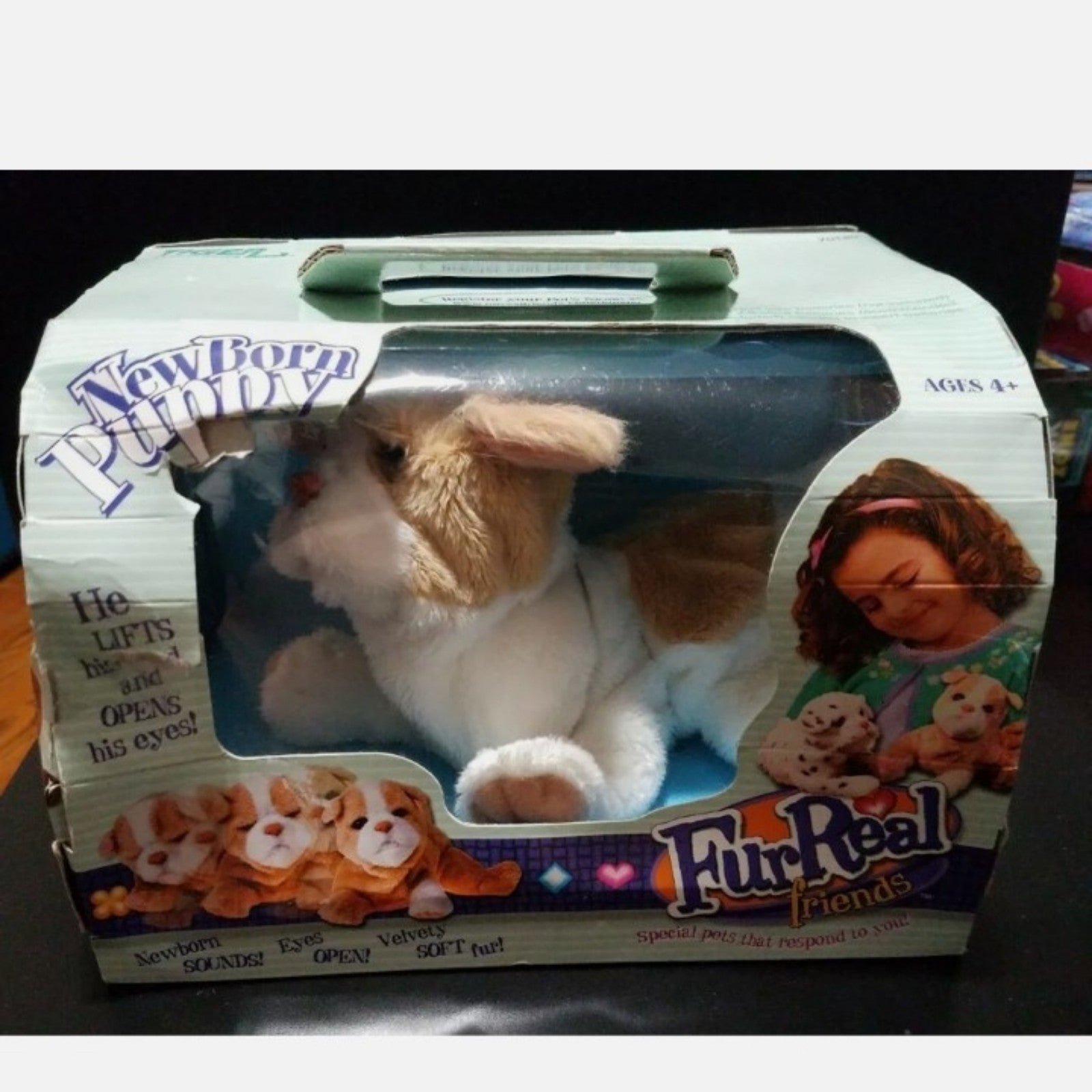 FurReal Friends Newborn puppie 2003 Hasbro Tiger Electronics New in Box