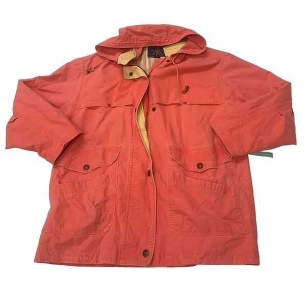 Vintage Coral Parka Jacket