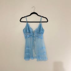 Stunning Victoria’s Secret Blue Slip Dress