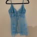 Stunning Victoria’s Secret Blue Slip Dress
