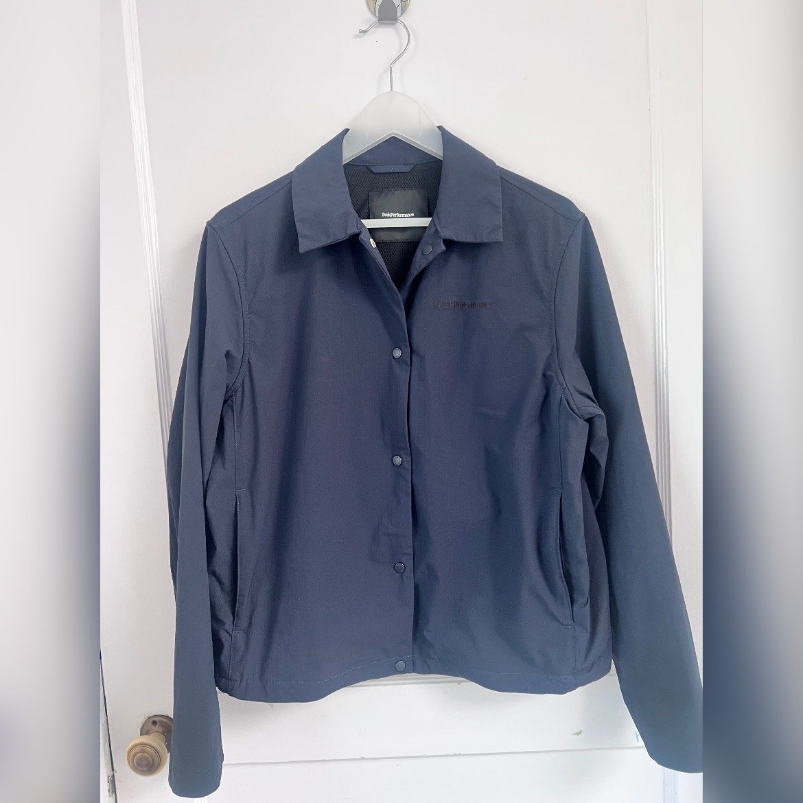 PEAK PERFORMANCE 2L Coach Jacket Waterproof jacket in Blue Shadow Size S