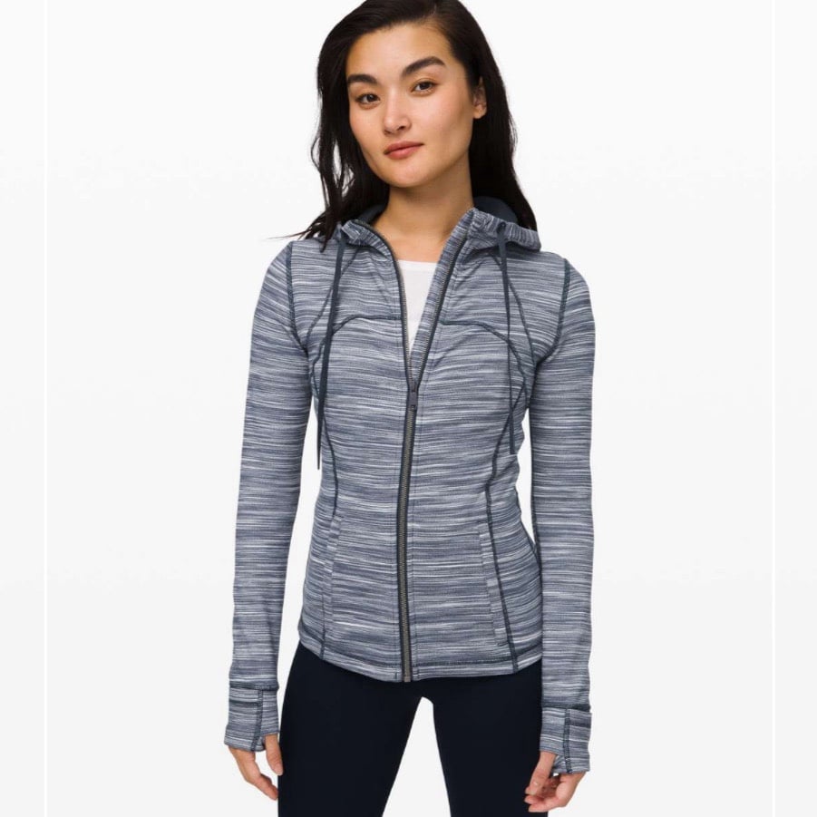 Lululemon Hooded Define Jacket Nulu Space Dye Herringbone Heathered Nocturnal 4