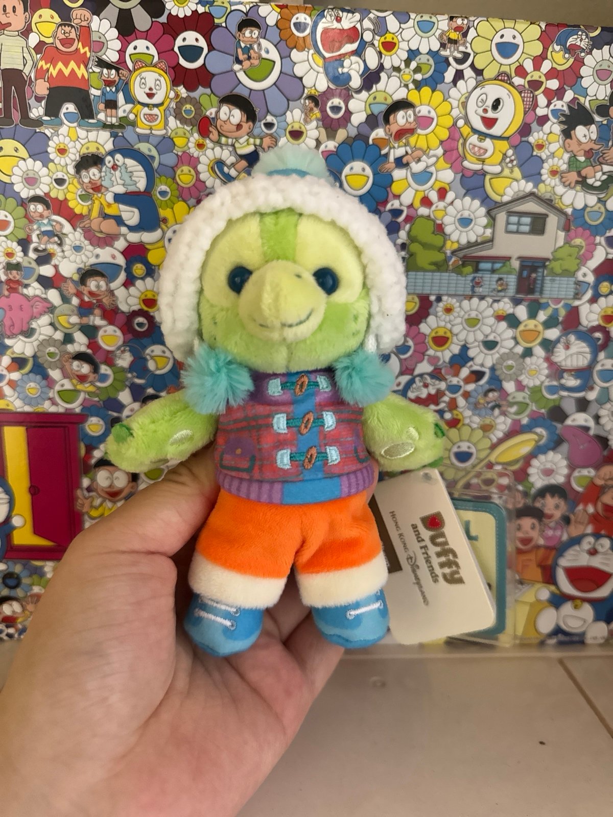 HK Disneyland 2021 Winter Olu Mel plush keychain