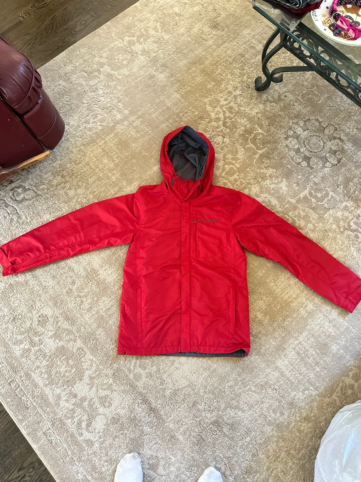 Mens Columbia Rain Jacket