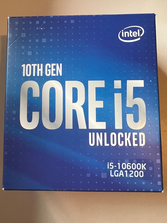 Intel Core i5-10600K Desktop Processor 6 Cores up to 4.8 GHz Unlocked LGA1200