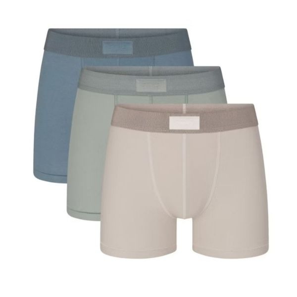 943 NWT SKIMS MENS 3 BOXER BRIEF 3-PACK SZ LARGE