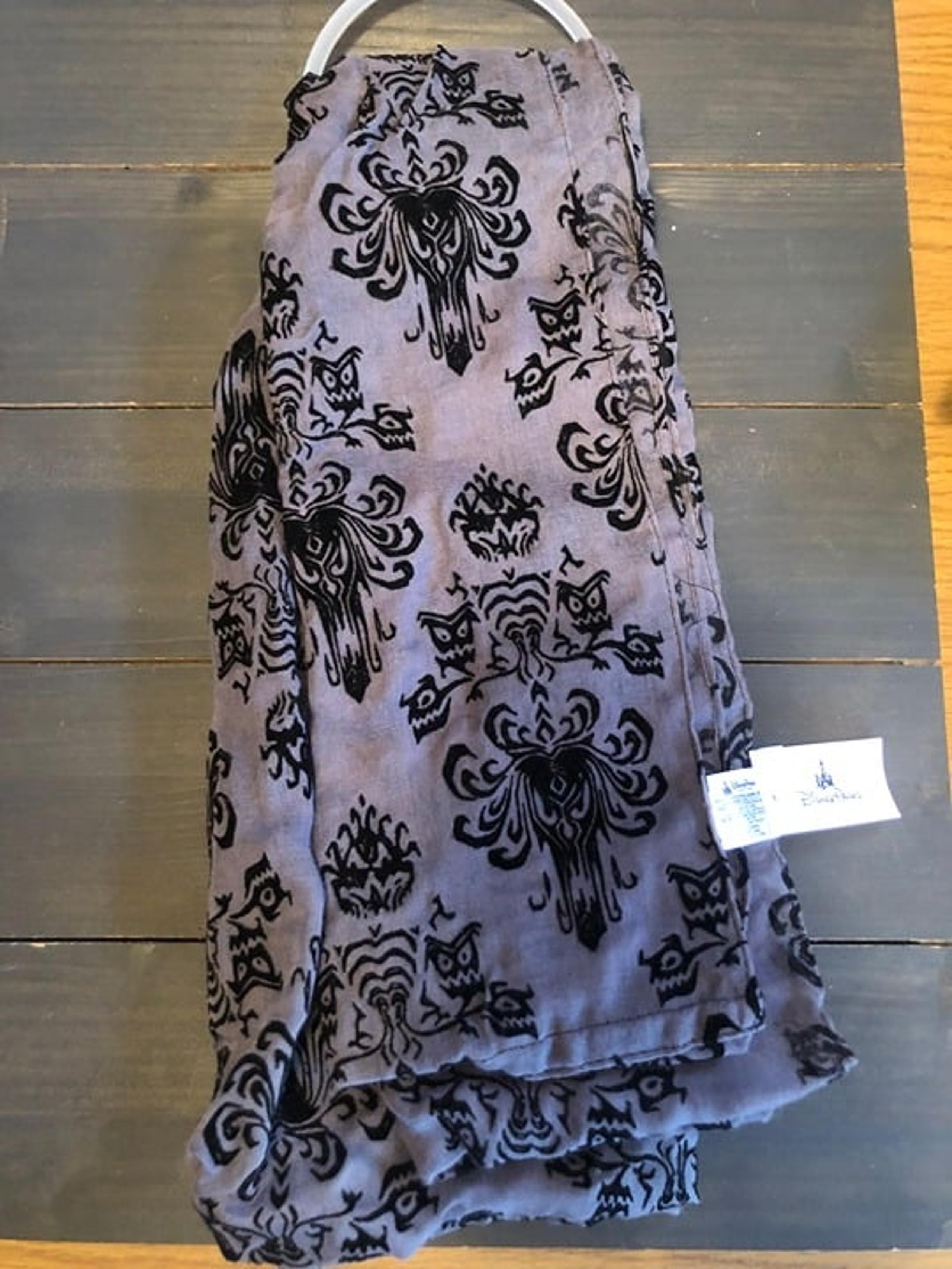 Disney World Haunted Mansion Wallpaper Fashion Scarf