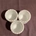 Assortment Of Vintage White Grape Milk Glass