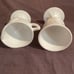 Assortment Of Vintage White Grape Milk Glass
