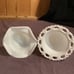 Assortment Of Vintage White Grape Milk Glass