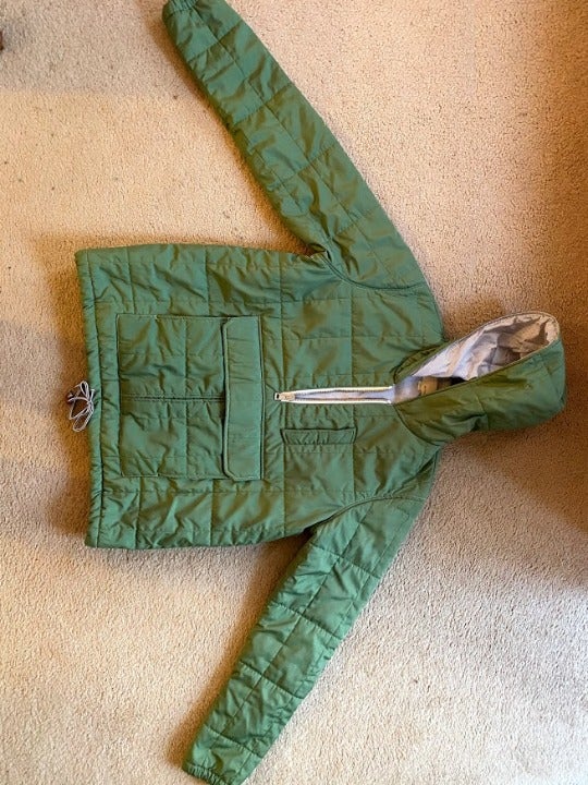 Band of Outsiders Quilted Pullover Green