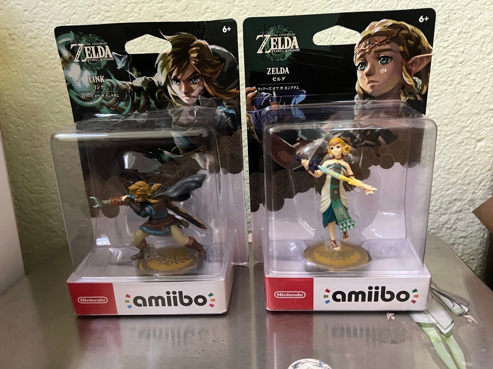 Nintendo Switch - amiibo アミーボ ゼルダ リンク 2個セットの