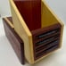 TCG Deckbox Wood handmade EDH commander dice tray