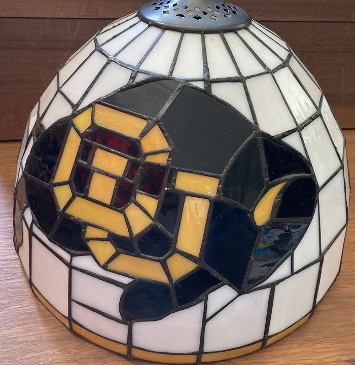 vintage CU Buffs Colorado Buffaloes lampshade lamp shade lighting football CO