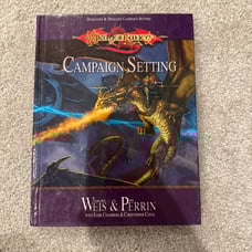 Dungeons & Dragons Dragonlance Campaign setting - Autographed