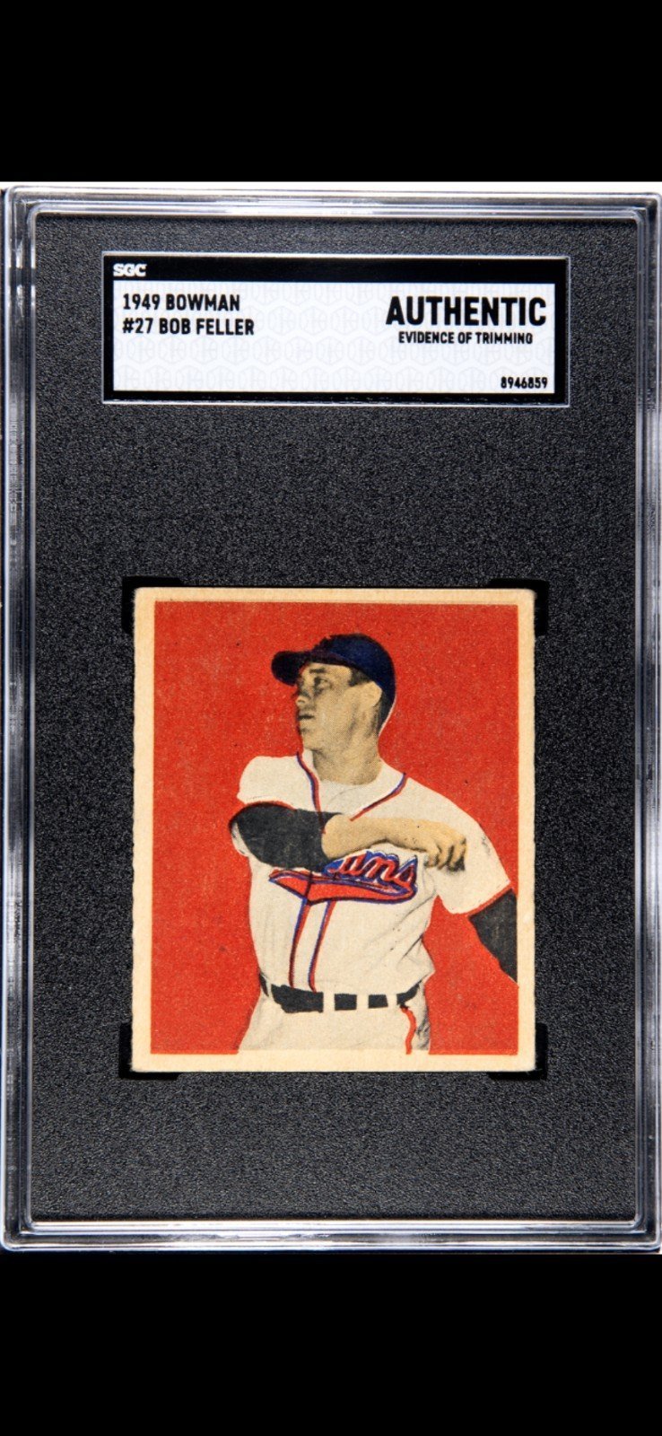 1949 Bowman Bob Feller
