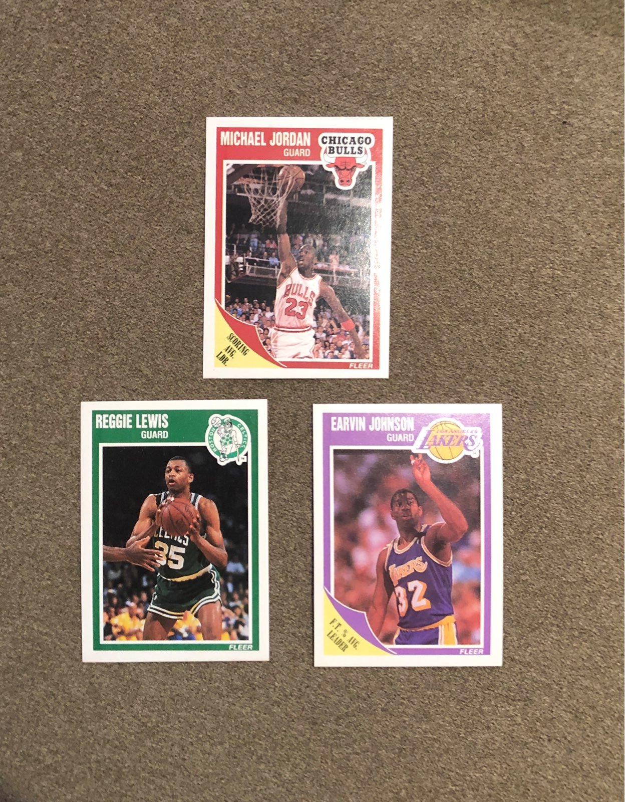 Michael Jordan, Magic Johnson, Reggie Le