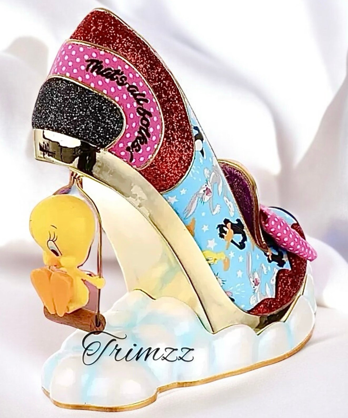 IRREGULAR CHOICE Size 9.5…....“Merrie Melodies” Looney Tunes Concept Heels. New