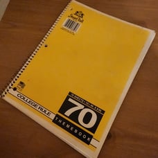Vintage Stuart Hall 70-Sheet College Ruled Spiral Notebook - Unused & Rare
