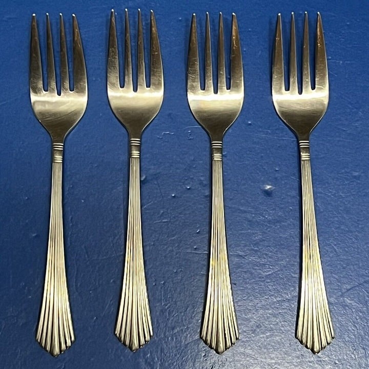 4 Retroneu Hermes Salad Forks 18-8 Stainless Steel Korea