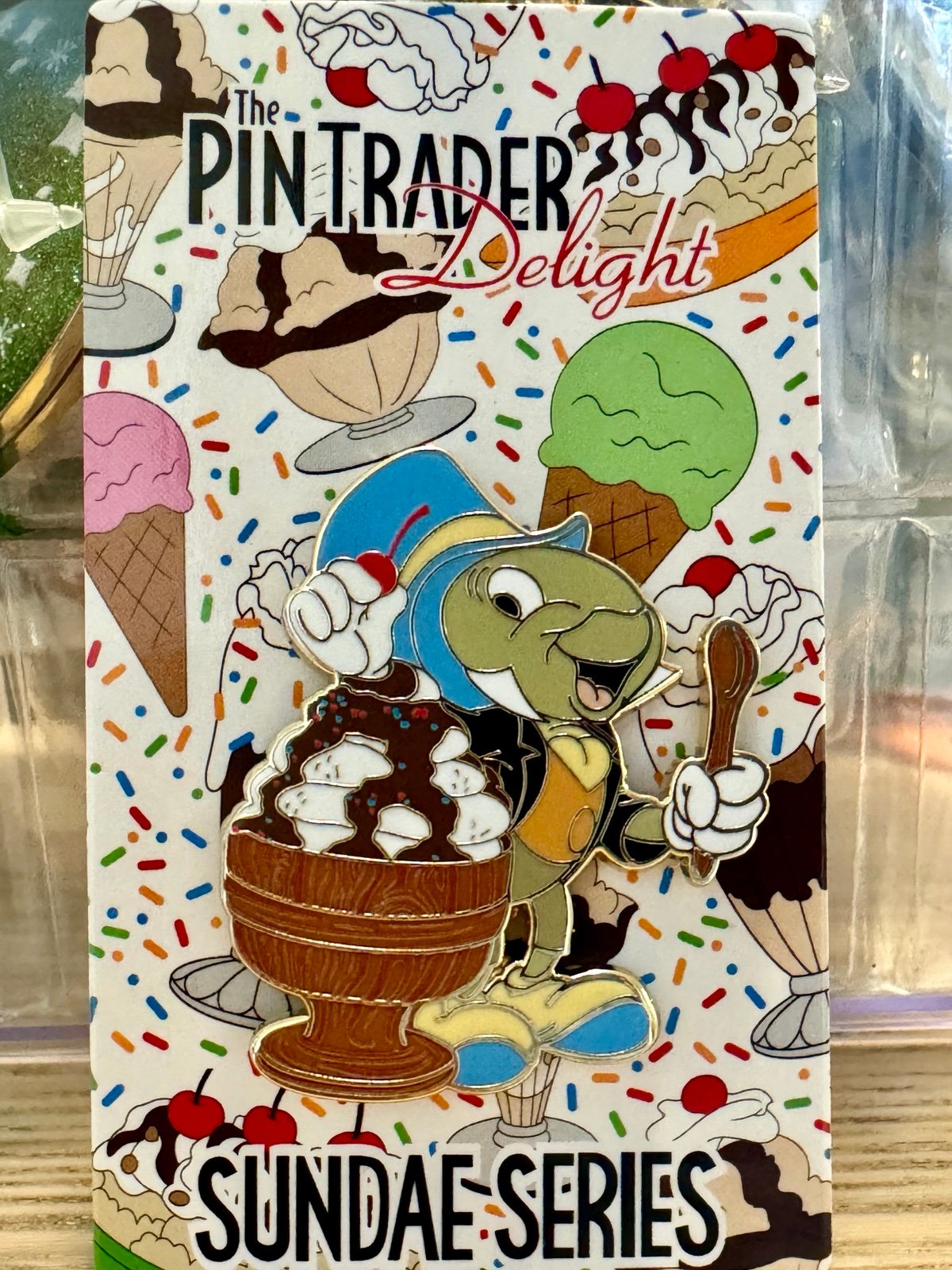 Disney DSSH - Pin Trader Delight (PTD) - Jiminy Cricket limited edition of 400