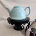 Vintage Staffordshire teapot with chrome cover