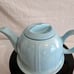 Vintage Staffordshire teapot with chrome cover