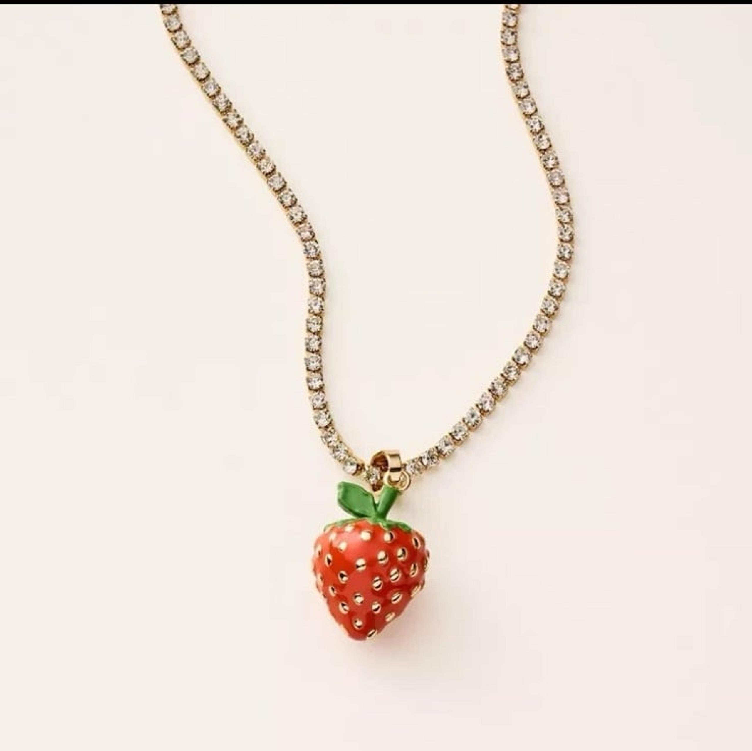 Kate Spade Target strawberry necklace