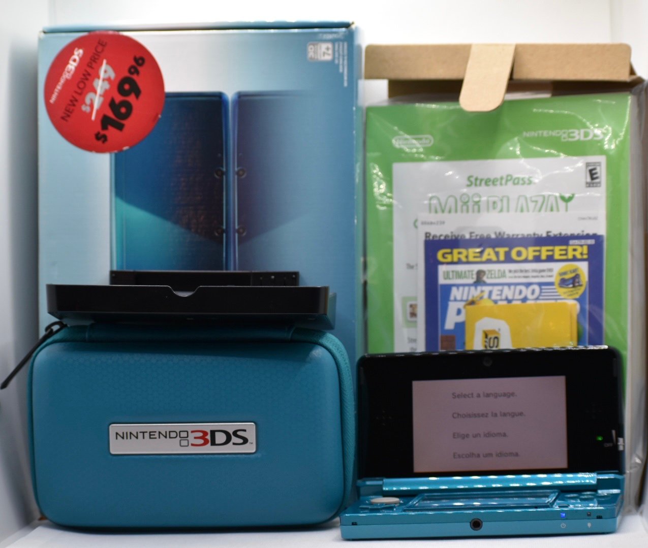 Nintendo 3DS Aqua Blue Edition