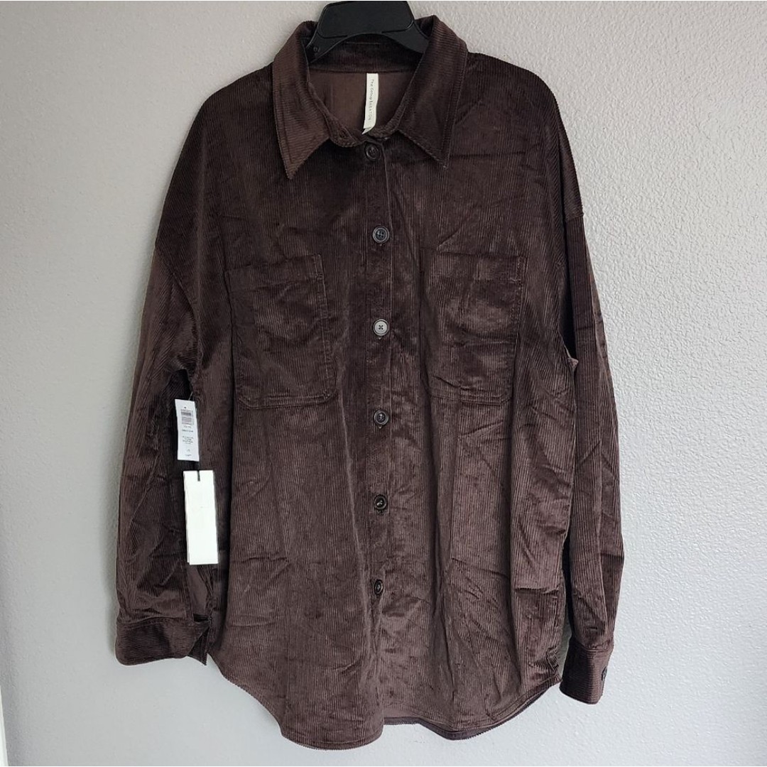 Aritzia The Group by Babaton Graydon Corduroy Shirt/ L/G