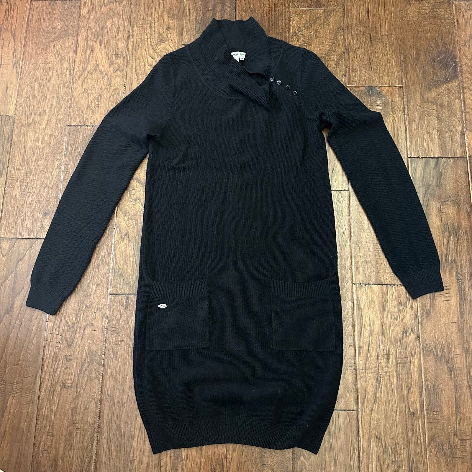 Black lacoste dress