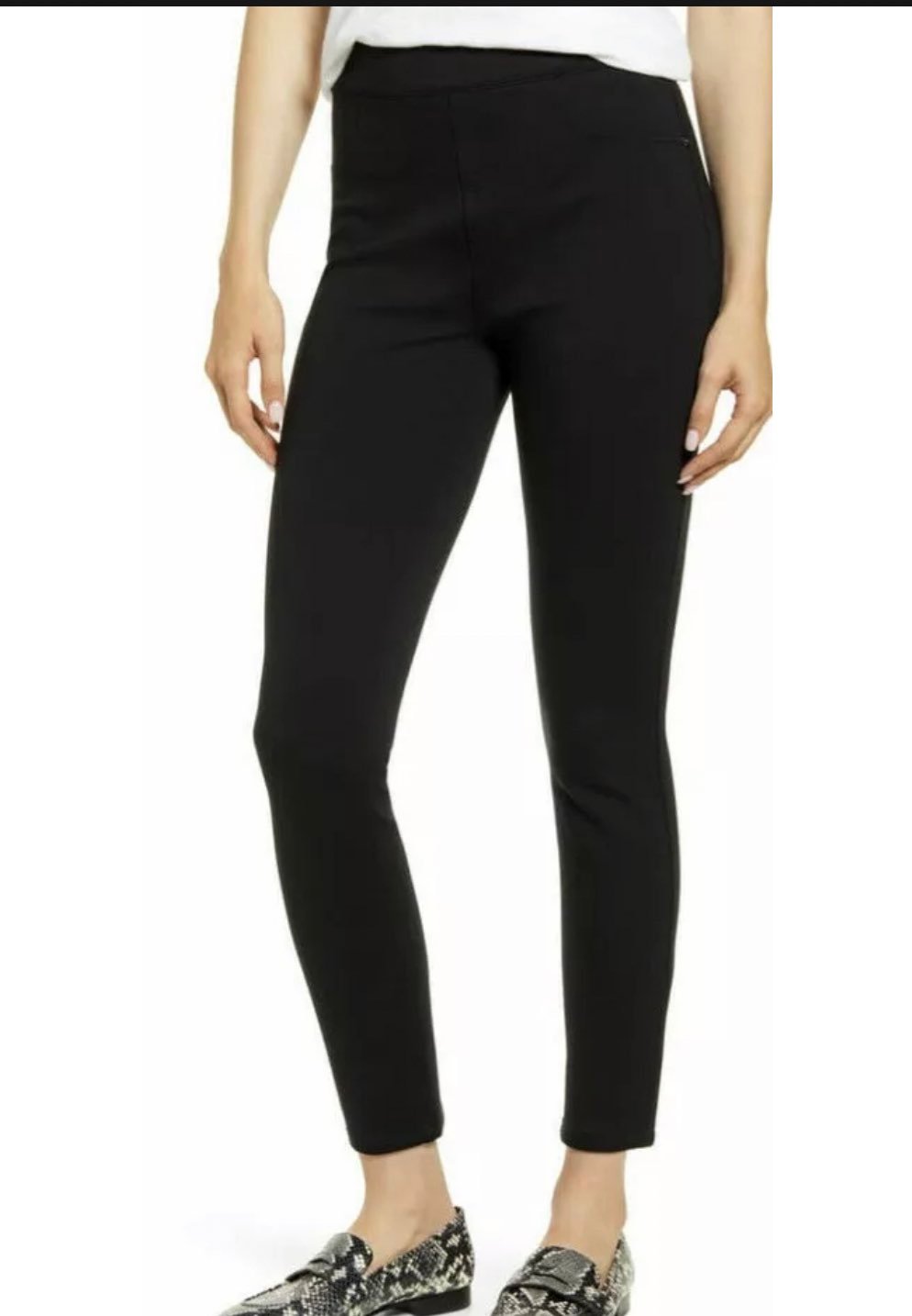 SPANX THE PERFECT BLACK PANTS 4 POCKET ANKLE OAMTA 20202 R
