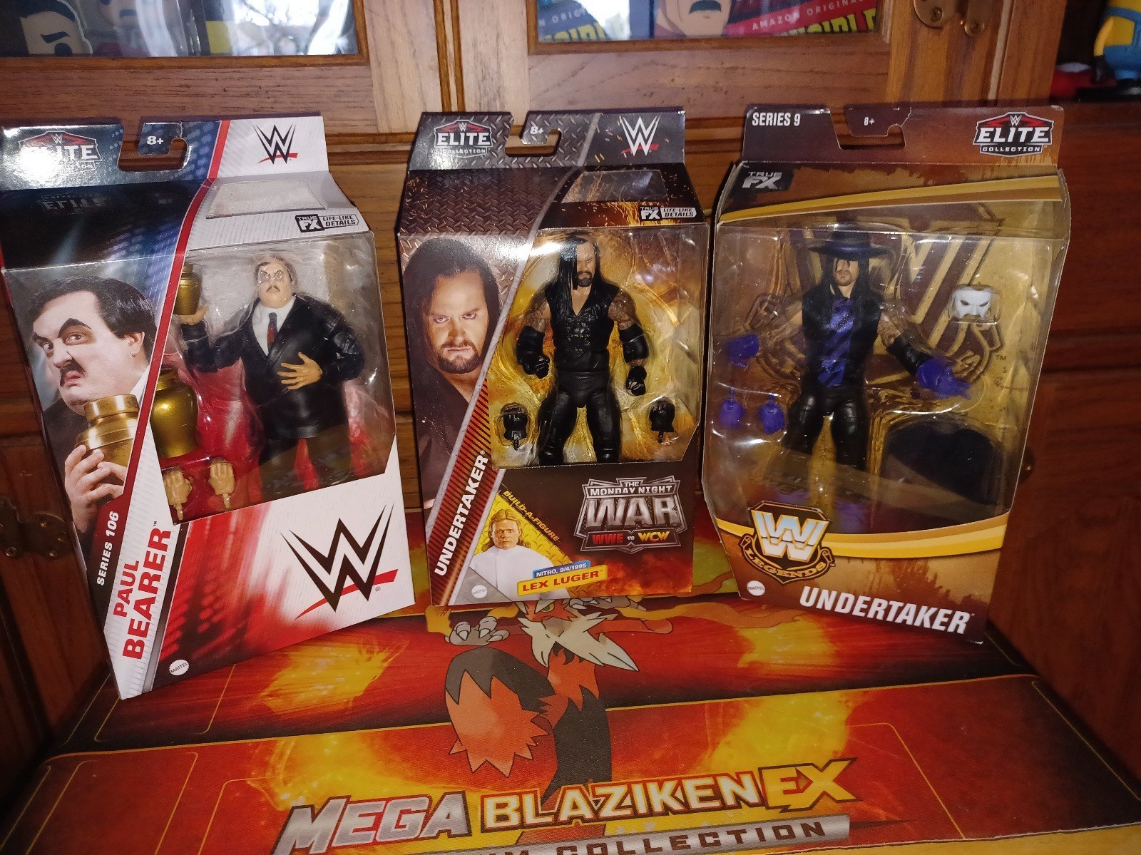 WWE Elite Paul Bearer, Legends series 9 Undertaker & Monday Night Wars Undertake