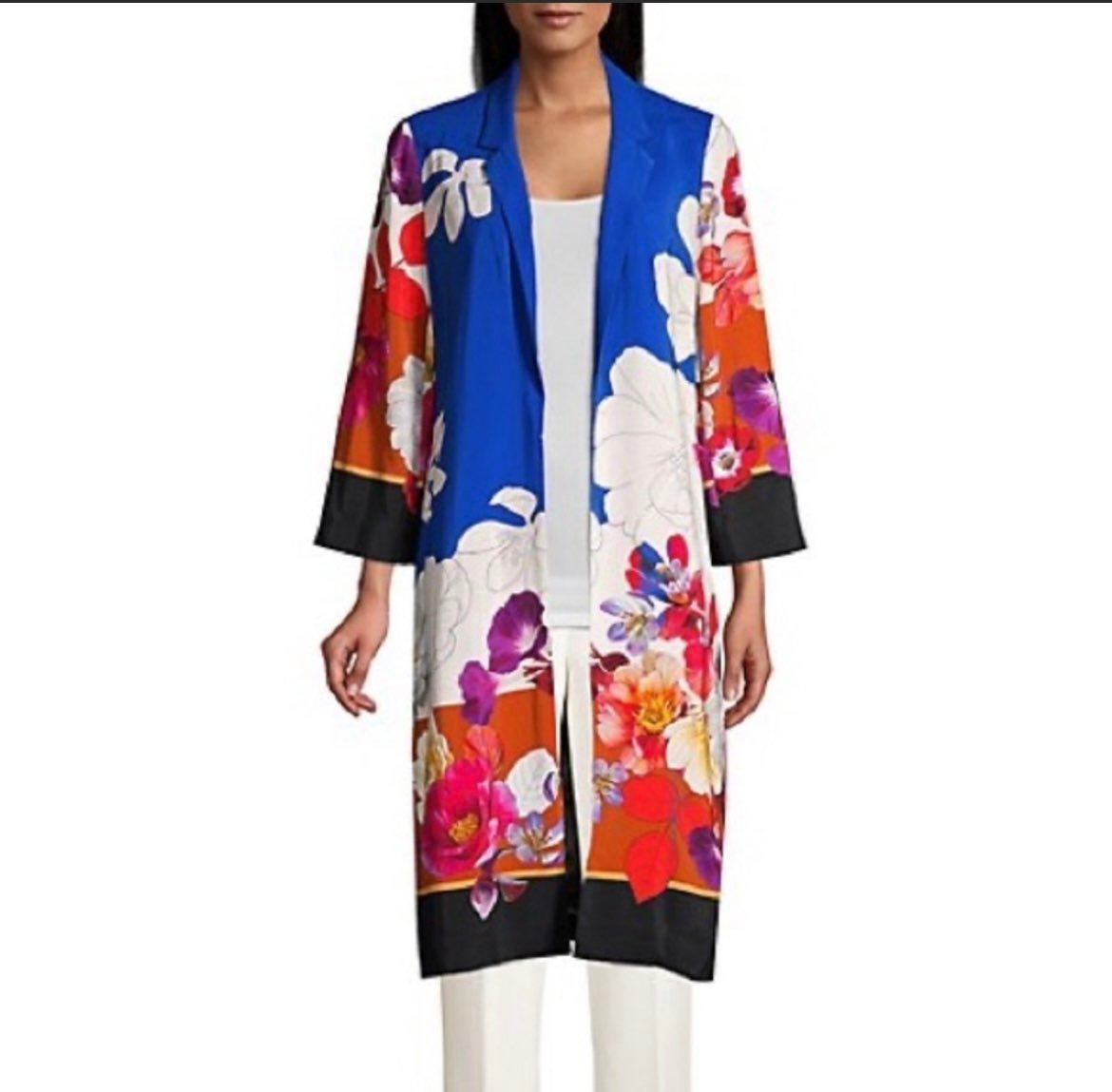 KOBI HALPERIN Estee Floral Print Topper Jacket