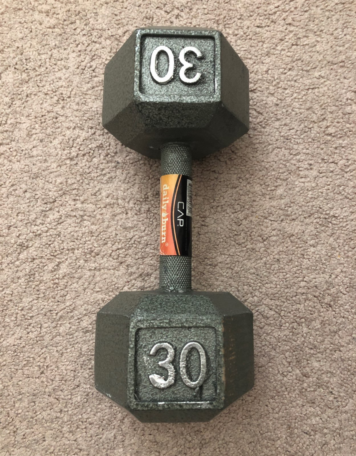 30 lb dumbbell
