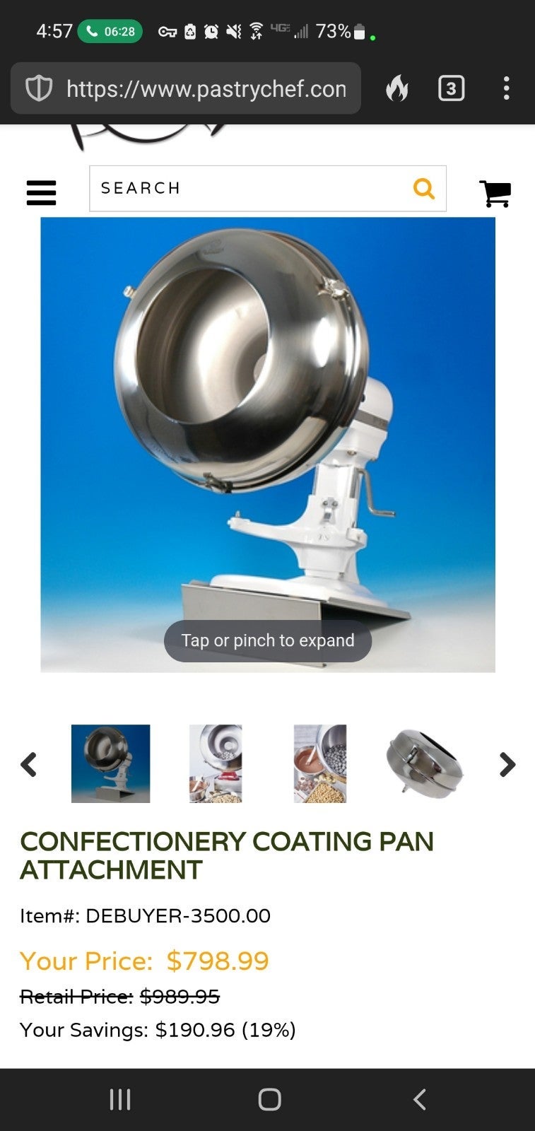 Confectionary Coating Pan