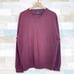 W.H. Belk Sportswear 2 Ply Cashmere Sweater Burgundy Red V Neck Vintage Mens XL