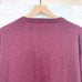W.H. Belk Sportswear 2 Ply Cashmere Sweater Burgundy Red V Neck Vintage Mens XL