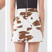 UO Rosie Cow Print Pelmet Animal Chic Hipster Hippie Boho Bohemian Mini Skirt