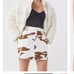 UO Rosie Cow Print Pelmet Animal Chic Hipster Hippie Boho Bohemian Mini Skirt