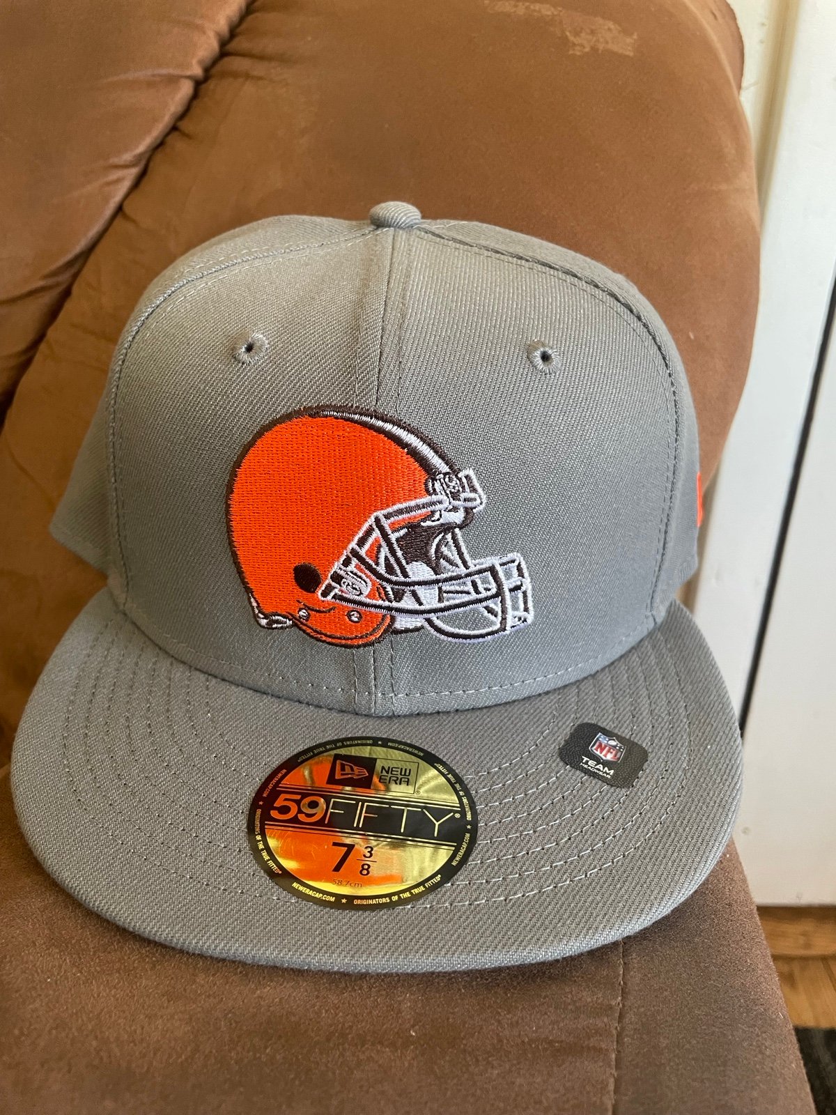 Cleveland Browns New Era NFL fitted hat 7 3/8